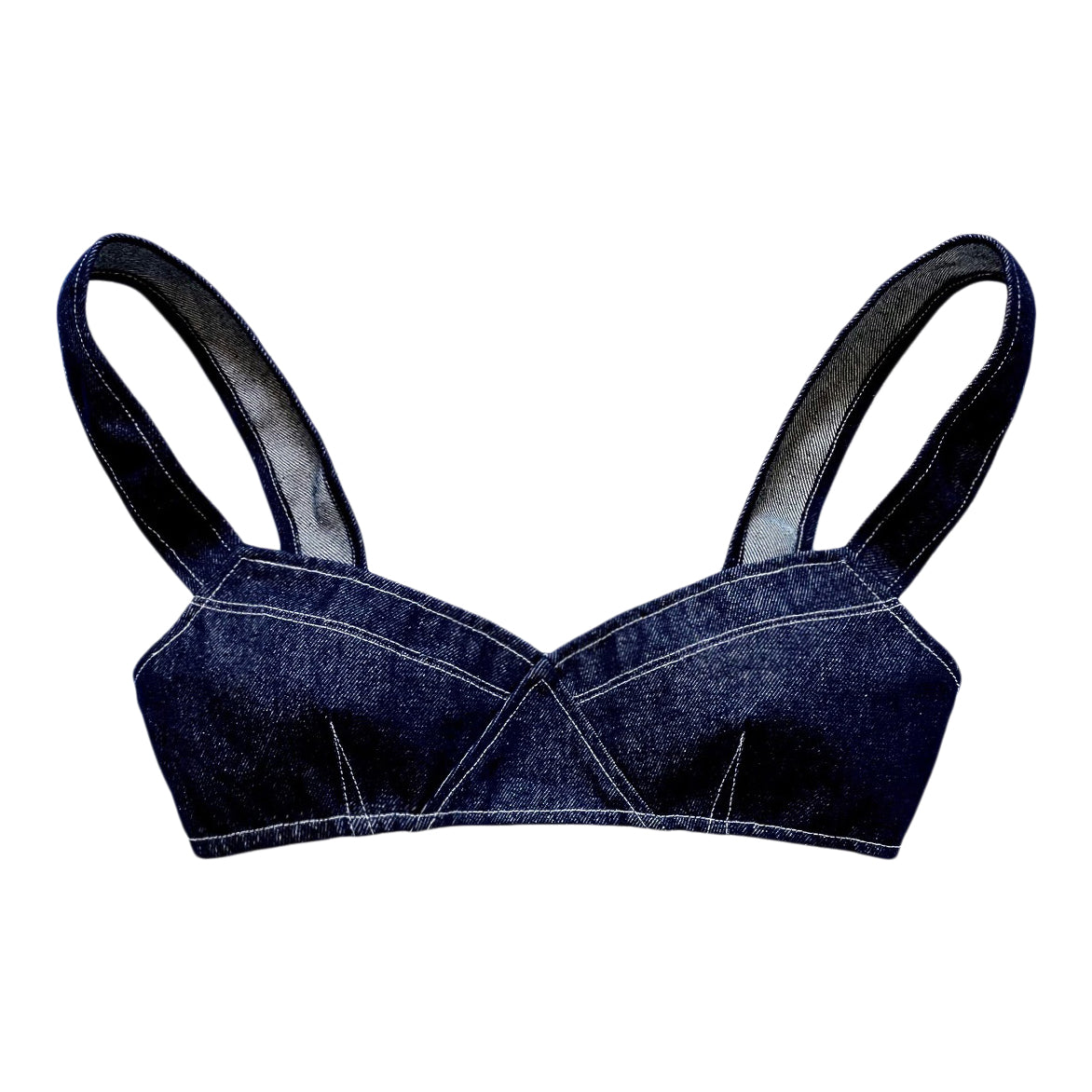 Linda Hopp デニムブラトップ インディゴ 商品画像