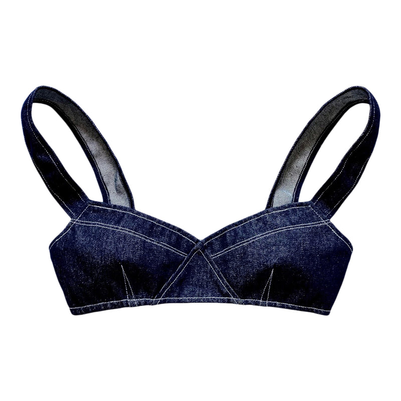 Linda Hopp デニムブラトップ インディゴ 商品画像