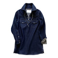 Linda Hopp デニムチュニックプルオーバー インディゴ 商品画像